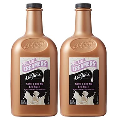 DaVinci Gourmet Sweet Cream, Coffee Creamer, 64 Fluid Ounce (Pack of 2) - Image 1