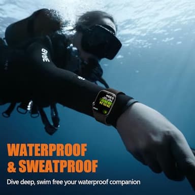 SNBLK Magnetic Watchband Compatible with Apple Watch Bands for Men 44mm 45mm 46mm 49mm 42mm Women, Silicone Sport Strong Magnets Strap for iWatch Series 11 ULTRA 3 ULTRA 2 SE 10 9 8 7 6 5 4 3 1, Black - Image 5