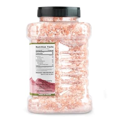 Good Tierra Himalayan Pink Salt in Jar - Coarse, 5 lb - Ideal for Bath Salt, Table Salt Grinders, and Spice Jars - Image 2