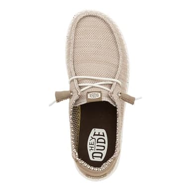 HEYDUDE Wendy Stretch Sox Wide Walnut Size 8, Women’s Shoes, Women’s Slip-on Loafers, Comfortable & Light-Weight - Image 2