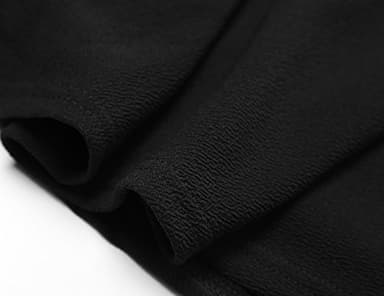DJT Women's Basic Versatile Casual Stretchy Flared Pleated Mini Skater Skirt with Shorts X-Large Black - Image 5