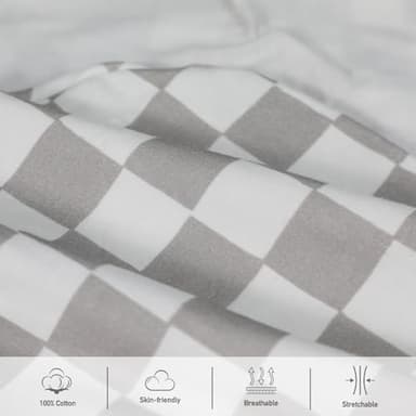 Baby Swaddle Sacks, 3-Pack Newborn Organic Cotton Swaddle Wrap, Adjustable Swaddling Blankets, Nursery Swaddling Essentials for Newborn 0-3 Months, Infant Shower Items Gift (Animals & Square) - Image 8