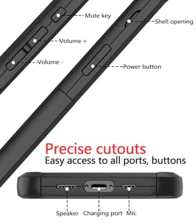 Diverbox for iPhone 16e Case [Compatible with MagSafe] [Shockproof] [Dropproof] [with Screen Protector ] Heavy Duty Protection Phone Case Cover for Apple iPhone 16e 2025 6.1 inch (Black) - Image 7
