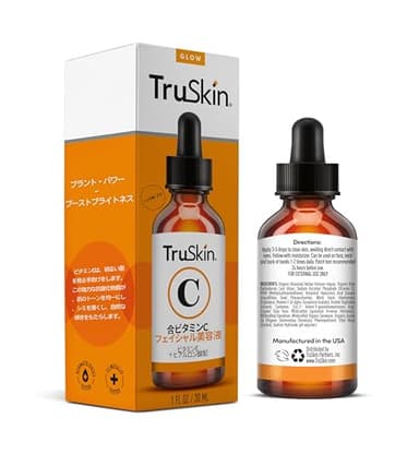 TruSkin Vitamin C Serum For Face – Anti Aging Formula with Vitamin C, Hyaluronic Acid, Vitamin E – Brightening Serum – Improve Appearance of Dark Spots, Tone, Fine Lines & Wrinkles, 1 Fl Oz - Image 7