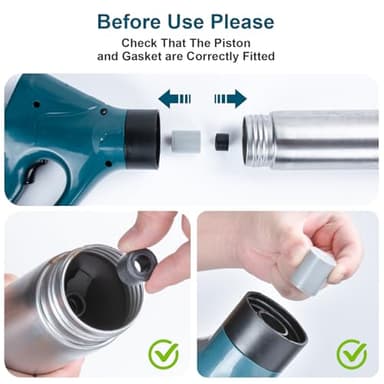 LIFMOCER Toilet Plunger Drain Clog Remover, High-Pressure Drain Unclogger - Air Plunger with Real -Time Barometer, Stainless Steel Toilet Unclogger for Clogged Bathroom, Sink, Kitchen Clogged - Image 8