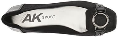 AK Anne Klein Sport Women's Umeko ballet flat Shoe, black/multi fabric, 9.5 M US - Image 5