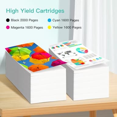 AXESET 962XL Ink Replacement for HP 962XL Ink Cartridges Combo Pack for HP Ink 962XL Black and 962 Color Combo Pack Use with Officejet Pro 9010 Ink Cartridges 9015 9020 9025 Printers - Image 4