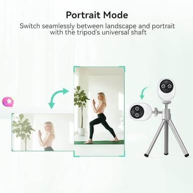 EMEET Piko+ Webcam 4K, World's 1st Dual-Camera AI-Powered 4K Webcam, 1/2.55'' Sony Sensor, 3 Mics&3 Sound Modes, Panda Magnetic Privacy Cover, USB C-C&C-A, Ideal for Livestreamers and Content Creators - Image 8