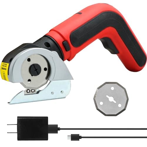 S&F STEAD & FAST Electric Cardboard Cutter Tool 4V, Cordless Electric Scissors for Box, Fabric, Carpet, Power Cutter with Charger, 2 blades included - Image 1