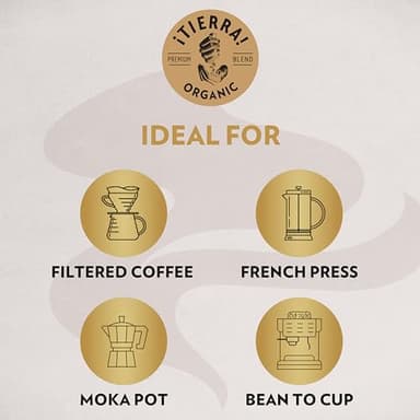 Lavazza ¡Tierra! Organic for Planet Whole Bean Coffee, Light Roast, 100% Arabica, 2.2 lb Bag (pack of 1) - Image 6