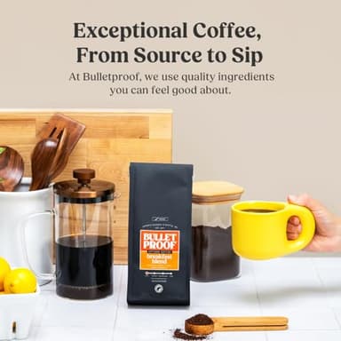 Bulletproof Breakfast Blend Light Roast Ground Coffee, 12 Ounces, Clean Coffee Tested for Toxins, Packaging May Vary - Image 4