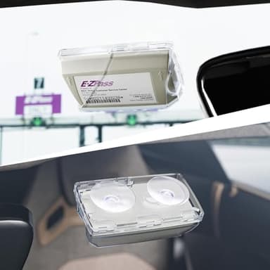 LiftRemote EZ Pass Holder for Windshield, Toll Pass Transponder Holder with Suction Cups for EZ Pass Mini/iPass - Image 2