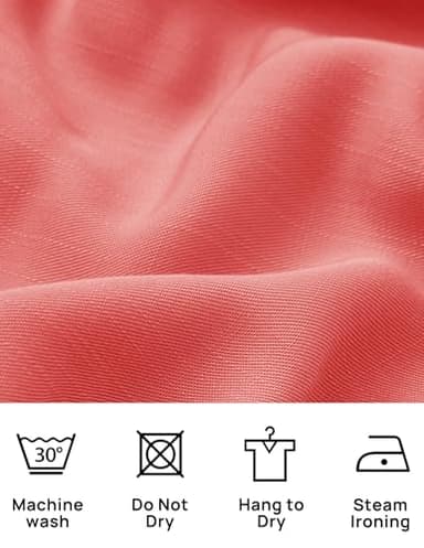 ZESICA Women's 2025 Summer Boho Spaghetti Strap Square Neck Solid Color Ruffle A Line Beach Long Maxi Dress,Watermelon,Large - Image 6