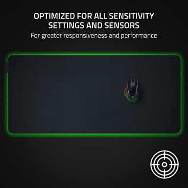 Razer Goliathus Chroma 3XL Gaming Mouse Pad: Micro-Textured Cloth Surface - Large to Cover Desk Setup - Chroma RGB - Optimized for All Sensitivity Settings and Sensors - Non-Slip Rubber Base - Image 5
