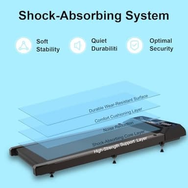 Walking with Incline Pad and Handle Bar, 3 in 1 Mini Walking Machine, 2.5HP Low Noise Treadmill for Home with Remote Control, Treadmill with Handle Bar, Running Pad with Remote Control - Image 3