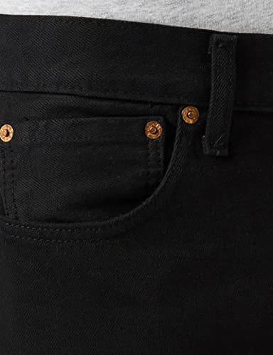 Levi's Men's 501 Original Fit Jeans (Also Available in Big & Tall), Modern Black with Black Fill, 38W x 34L - Image 4