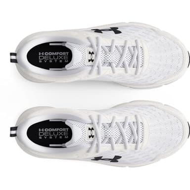 Under Armour Men's Charged Assert 10, (104) White/Black/Black, 8.5, US - Image 4