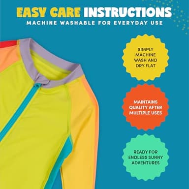 SwimZip Boys' Long-Sleeve UPF 50+ Swimsuit for Baby, Toddler, & Little Boys - Image 5