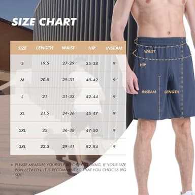 7 Pack Mens Athletic Shorts - Gym Basketball Running Workout Quick Dry Black Shorts with Pockets for Casual Performance - Image 5