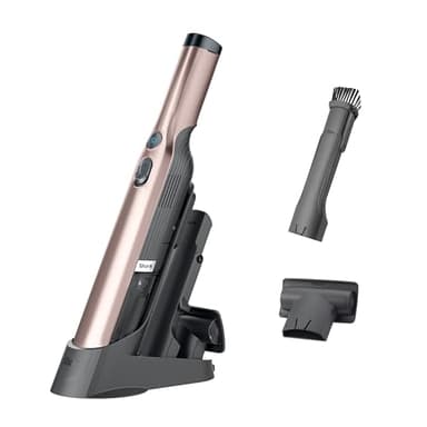 Shark WANDVAC Cordless Hand Vac, Lightweight, Portable at 1.4 lbs., Powerful Suction, Charging Dock, One-Touch Empty for Car & Home, Multi-Surface Pet Tool & Duster Crevice Tool, Rose Gold, WV201RGBRN - Image 1