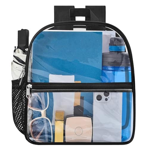 Oraben Clear Backpack for Stadium Events Clear Bag Small Stadium Backpack Waterproof 12x6x12 for Women Men Adult Concert Sports - Image 1