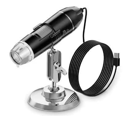 1600X 3in 1 Digital Microscope Camera Portable Electronic Microscope for Soldering LED Magnifier Type-C USB Charge Magnifier - Image 1