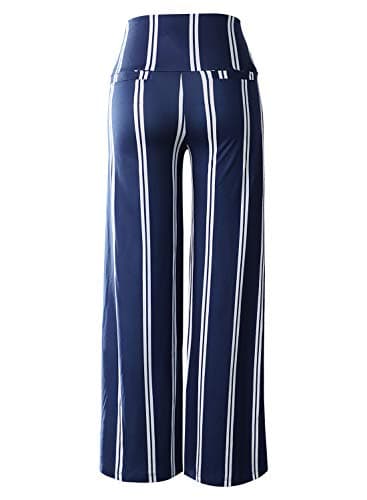 Arolina Women's Stretchy Wide Leg Palazzo Lounge Pants Casual Comfy High Waist Palazzo Pants - Image 3