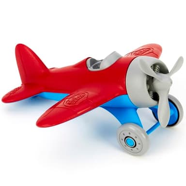 Green Toys Airplane - BPA Free, Phthalates Free, Red Aero Plane for Improving Aeronautical Knowledge of Children. Toys and Games - Image 2