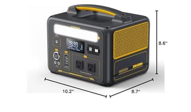 VTOMAN Jump 600X Portable Power Station 600W, 299Wh Solar Generator LiFePO4 Battery Power Station with 600W Pure Sine Wave (Surge 1200W) AC Outlet, PD 60W USB-C, 3x Regulated 12V/10A DC for Camping - Image 10