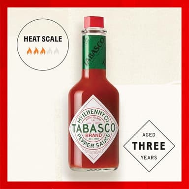 TABASCO Brand Original Red Pepper Sauce, Medium Hot Sauce, Mini Glass Bottles, Classic Flavor, Perfect for Travel & Gifts, Great for Dips, Tacos, Oysters & More, 1/8 Oz Mini Bottles (Pack of 500) - Image 3