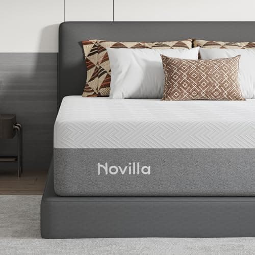 Novilla Mattress Full Size, 14 Inch Gel Memory Foam Mattress Full in a Box for Suppotive, Pressure Relieving & Plush Comfort, Bliss - Image 1