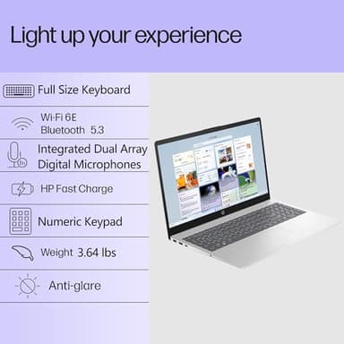 HP Laptop Computer 15.6" FHD for Student Home and Business, Intel 4-Core Processor (Beat i3-1115G4), 32GB DDR4 RAM, 1TB PCIe SSD, WiFi 6E, Bluetooth 5.3, Type-C, HDMI, Windows 11 Pro, BEF-ectoy - Image 3