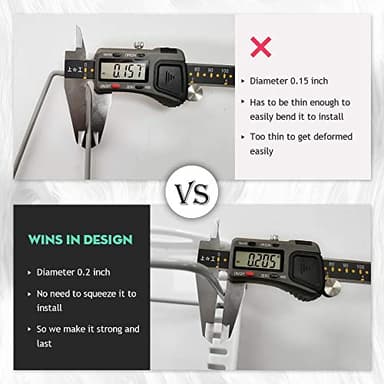 EVERIE Adjustable Bakeware Organizer Pot Lid Holder Rack for Pots, Cake Molds, Cutting Boards, Mats, Cookware, GS02SS, 7.7'' Deep by 12.6'' to 21.5'' Wide - Image 4