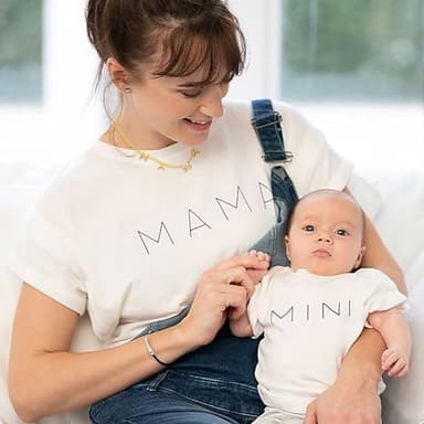 SmileBelle First Mothers Day Gifts for New Mom, Mama Necklace as First Time Mom Gifts for Daughter Mama Jewelry as 1st Mothers Day Gift for Friend Women - Image 4