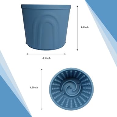 Dog Slow Feeder Lick Bowl, Non-Slip Slow Dog Eating Bowl, Long Lasting Silicone Anti-chocking Treat Dispenser, Easy to Clean & Durable Pet Dish (M) - Image 7