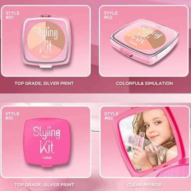 Fake Makeup Kits for Girls Toys 3 4 5 Years Old, Pretend Makeup Toys for Girls Birthday Gifts 3-5 Years Old - Image 5