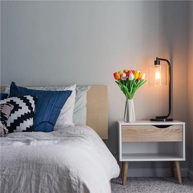 SITUMEIZI Fake Flowers Tulips Artificial Silk Flower 15pcs Real Touch 14" for Spring Easter Home Kitchen Wedding Bouquet Bulk Mother's Gift Day Decorations(Assorted Colors,5) - Image 9