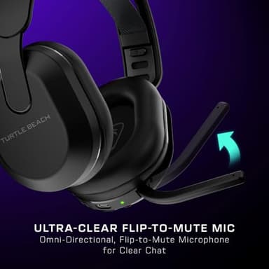 Turtle Beach Stealth 500 Wireless Gaming Headset with Mic Licensed for Xbox Series X|S, Xbox One & works via Bluetooth with PC & Mobile – 40-Hr Battery, Memory Foam Cushions, Black (Renewed) - Image 4