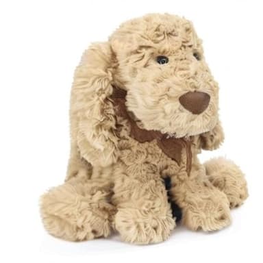 WEIGEDU Poodle Puppy Goldendoodle Stuffed Animal, Adorable Toy Dog Labradoodle Plush for Kids Boys Girls Birthday Easter Nursery Bedtime Gift, 11.8“ Golden - Image 9