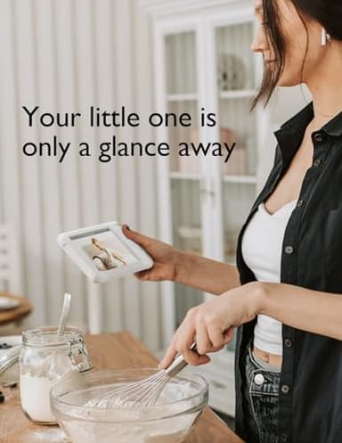 Momcozy Video Baby Monitor, 1080P 5" HD Baby Monitor with Camera & Wall Mount, Infrared Night Vision, 5000mAh Battery, 2-Way Audio, Temperature Sensor, Lullabies, 960ft Range, Ideal for New Moms, BM01 - Image 8