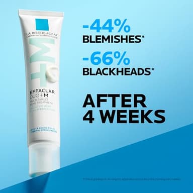 La Roche-Posay Effaclar Salicylic Acid Acne Treatment For Face, Mattifying Acne Gel Cream Spot Treatment for Blackheads, Whiteheads & Pores, Prevents New Pimples, Non-Greasy, Sensitive Skin Safe - Image 5