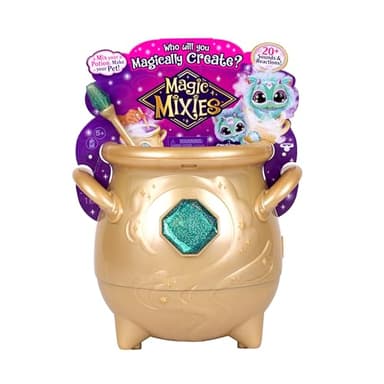 Magic Mixies - Magical Real Misting Gold Cauldron with 8 Inch Non-Electronic Plush Toy. Follow The Spell Book Add The Magic Ingredients. Who Will You Magically Create? - Image 7