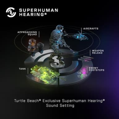 Turtle Beach Stealth 500 Wireless Gaming Headset with Mic Licensed for Xbox Series X|S, Xbox One & works via Bluetooth with PC & Mobile – 40-Hr Battery, Memory Foam Cushions, Black (Renewed) - Image 8