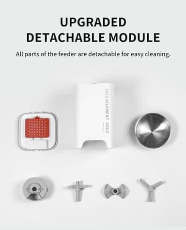 PETKIT Automatic Cat Feeder, 2.4G WiFi Automatic Dog Feeder, App Control Pet Food Dispenser with Triple Fresh-Lock System, Up to 10 Meals Per Day, Schedule Feeding, Food Shortage Alert, 3L Capacity - Image 8