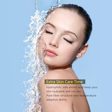 Silk Pillow Cases 2 Pack, Mulberry Silk Pillowcases Standard Set of 2, Health, Anti Acne,Beauty Sleep, Both Sides Natural Silk Satin Pillow Cases for Women 2 Pack with Zipper for Gift, Haze Blue - Image 7