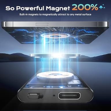 Magnetic Voice Activated Recorder - (7000 Hours) Voice Recorder with DSP 5.0-AI Noise Cancellation - 64GB Portable Recording Device, Voice Recorder with Playback for Work, Meetings, Lectures - Image 5