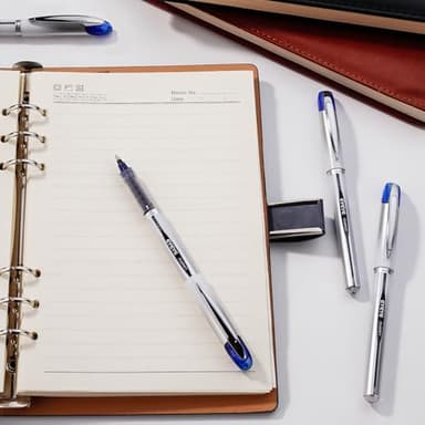 EYEYE Rollerball Pens Medium Point, 3 Assorted Colors 0.7mm Liquid Ink Roller Ball Pen Quick Dry, Ink Pen Fine Point Smooth Writing Pens for Journaling, Note Taking, Office, School Supplies - Image 7