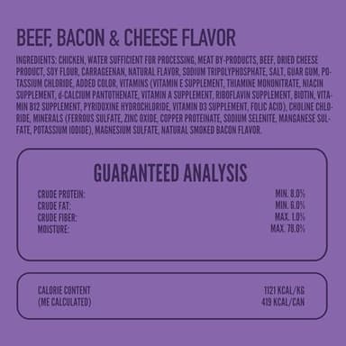 A Strong Heart Wet Dog Food, Beef, Bacon & Cheese Flavor - 13.2 oz Cans (Pack of 12), Made in The USA with Real Beef - Image 5