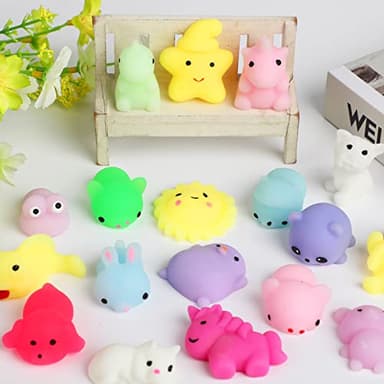 80pcs Mochi Squishy Toys, Mini Kawaii Squishy Fidget Toys Bundles Squishies Party Favors for Kids Gift for Easter Basket Stuffers Egg Fillers Birthday Classroom Prize Pinata Christmas Stocking - Image 2