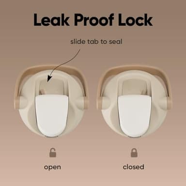 Owala FreeSip Sway Insulated Stainless Steel Water Bottle with Two-Way Spout, Built-In Straw and Bucket Handle, Made for Travel, School, and Sports, 30oz, BPA Free, Leak Proof, Lightly Toasted - Image 3